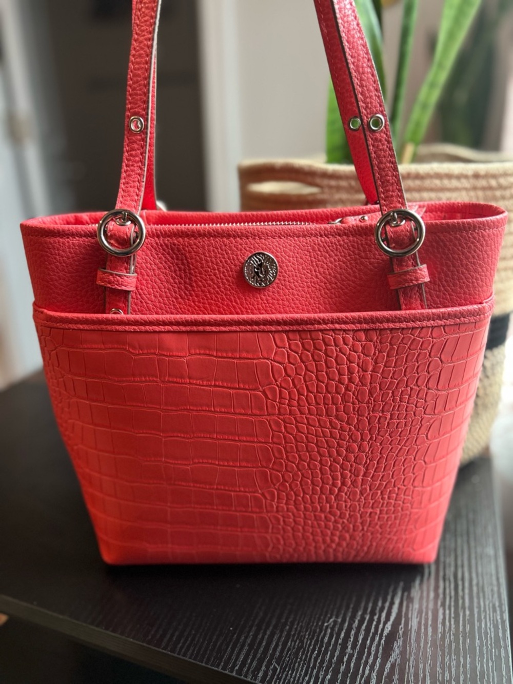 Anne Klein Pastel Pink Tote Handbag- New!